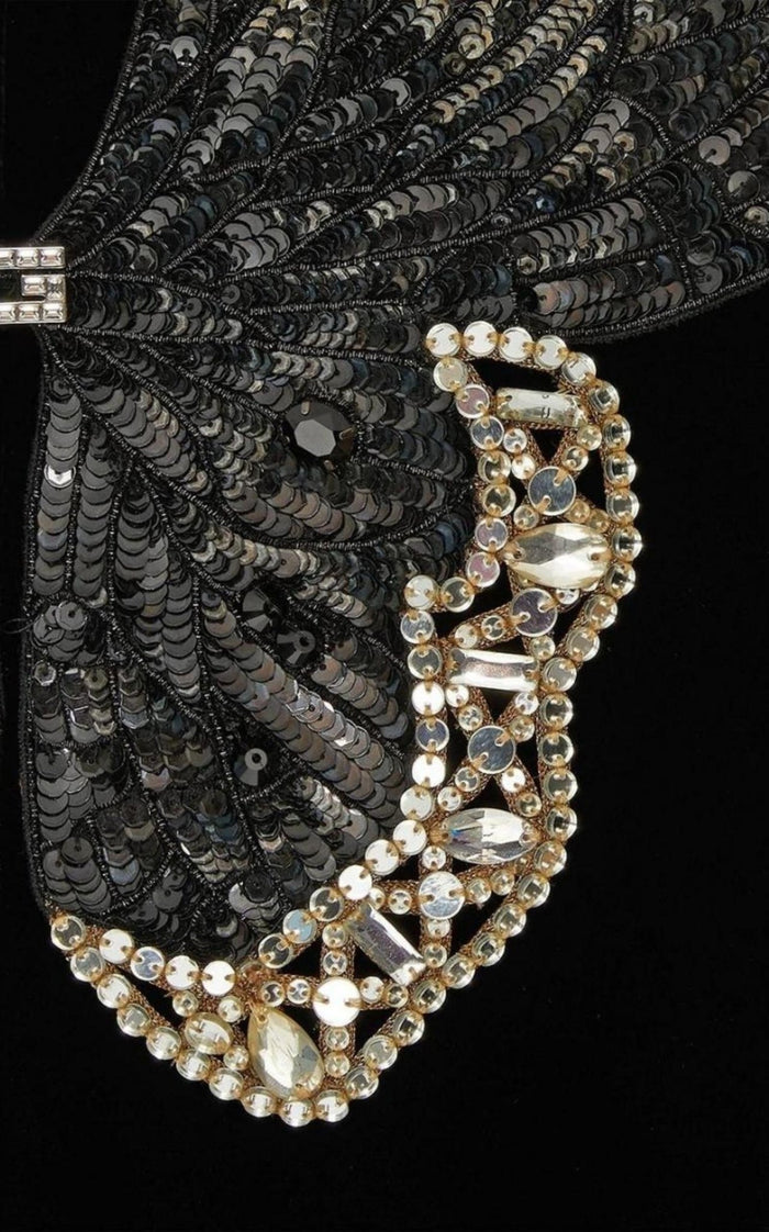 Gucci Crystal And Sequinned Butterfly Velvet Dress - Runway Catalog