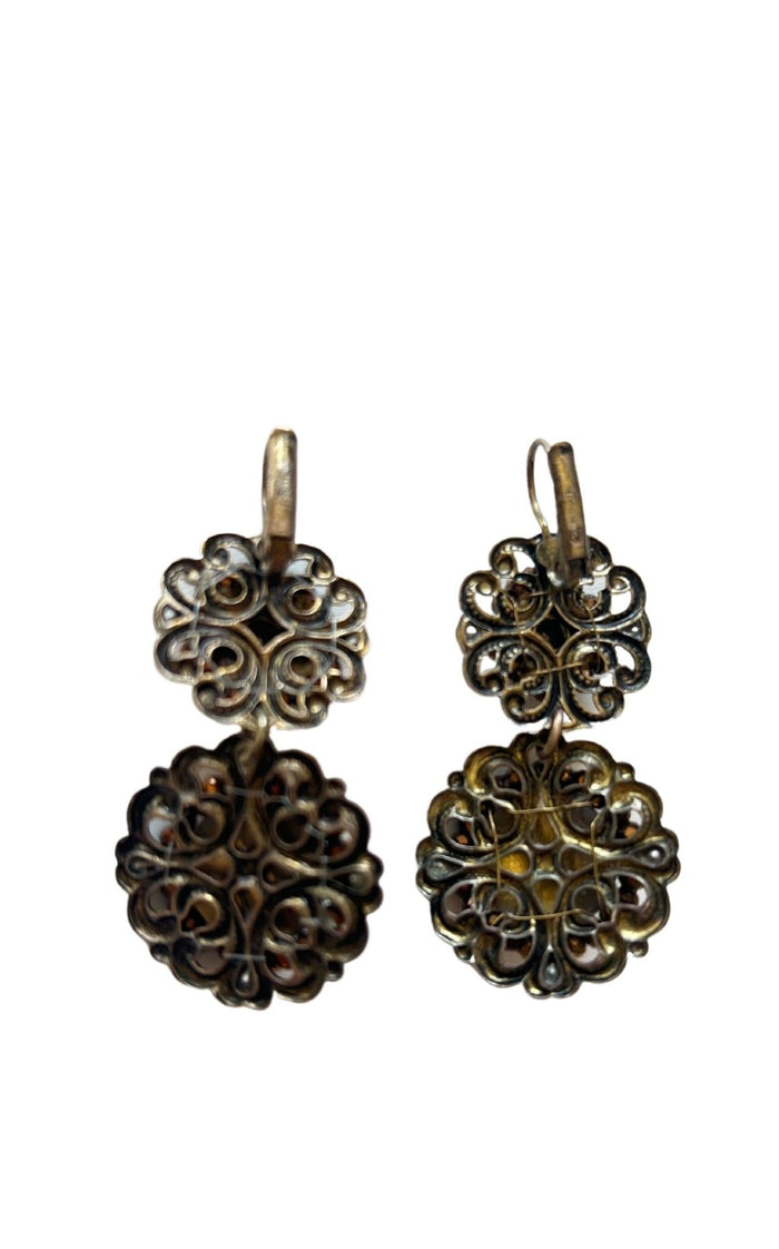 Satellite Paris Crystal Embellished Earrings - Runway Catalog