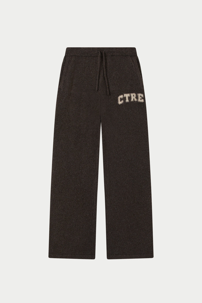 CTRE KNITTED JOGGERS - BROWN