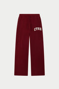 CTRE KNITTED JOGGERS - BURGUNDY