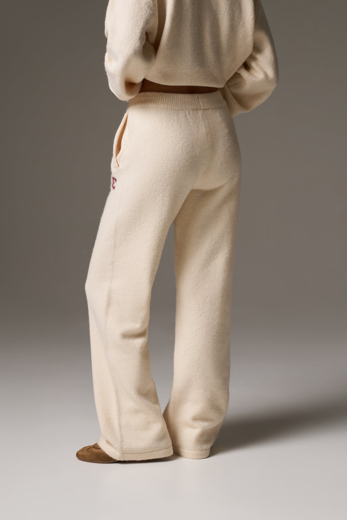 CTRE KNITTED JOGGERS - OFF WHITE