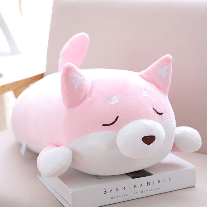 Cute Fat Shiba Innu Plush Toy Pillow | Soft Stuffed Dog Pillow