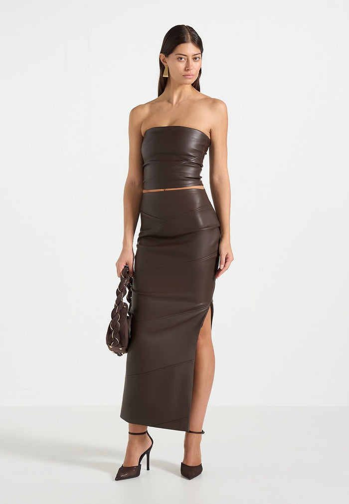 daisy-leather-midaxi-skirt-brown