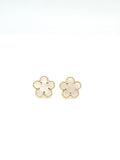 Daisy Flower studs- Gold