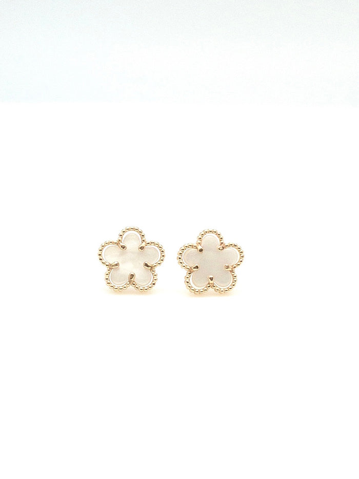 Daisy Flower studs- Gold