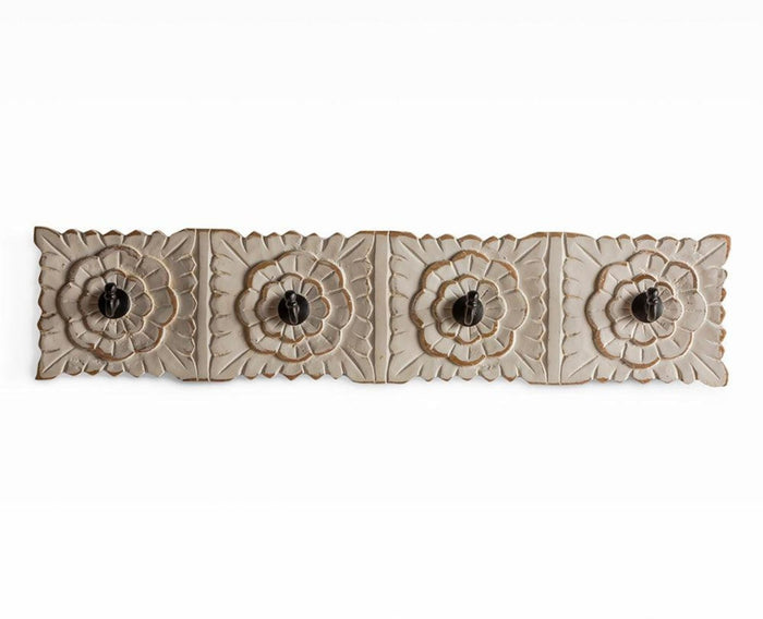 Dalston Wooden wall Shelve Hanger Furniselan Antique Cream and Gold