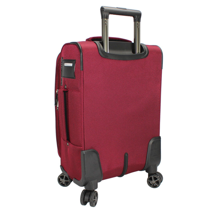 Dejuno Executive 3-Piece Spinner Luggage Set with USB Port