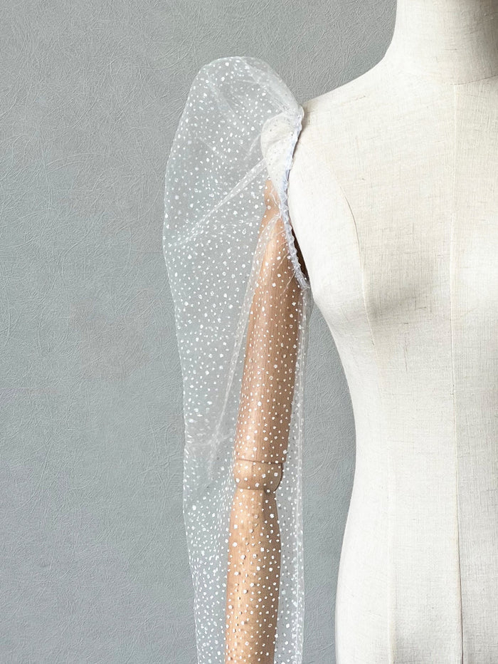 Detachable Sleeves For Wedding Dress Tulle