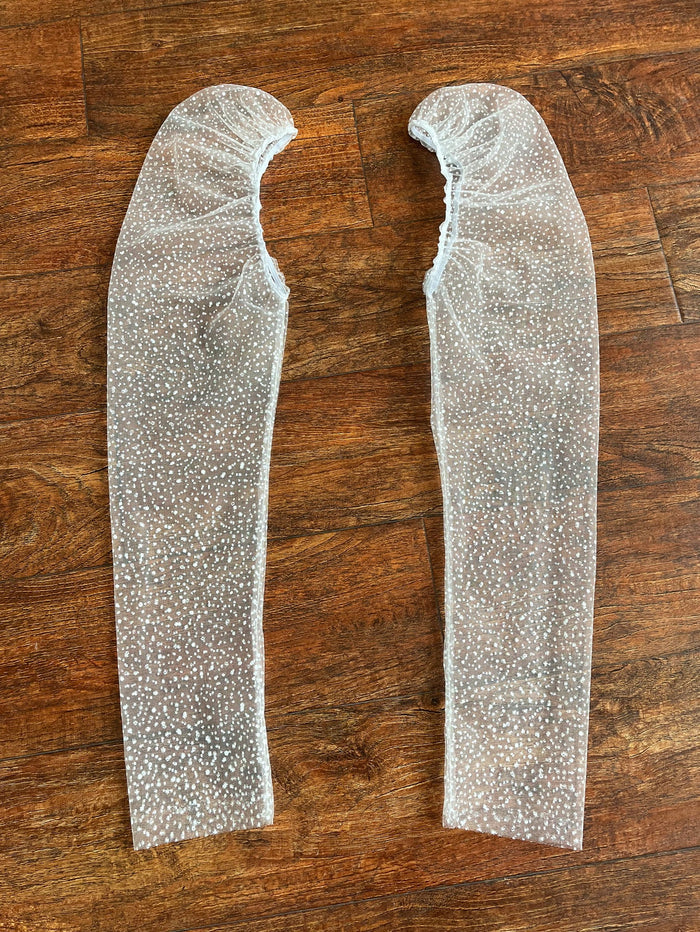 Detachable Sleeves For Wedding Dress Tulle