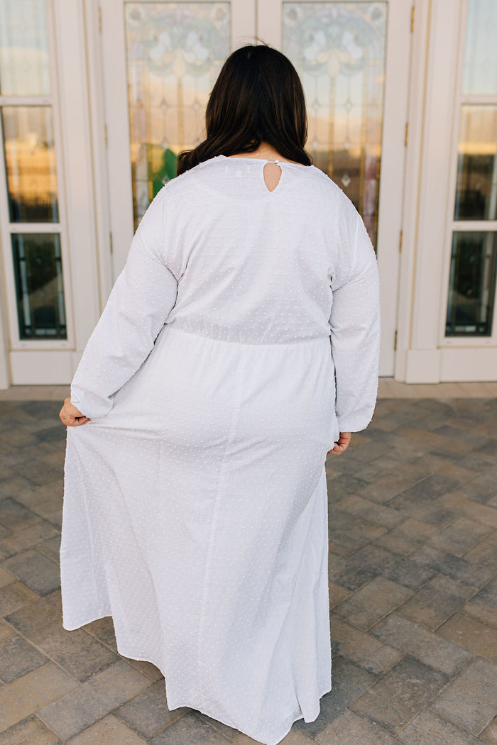 Dottie Cotton Dot Temple Dress