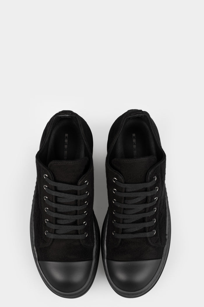 Rick Owens DRKSHDW | AW25 - Double bumper low sneakers, BMO All black
