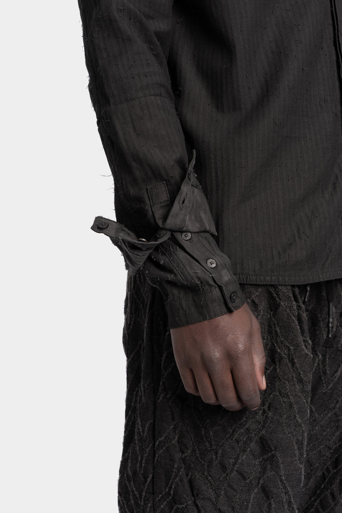Blackmerle | Double sleeve field shirt , Herringbone T01-014EX