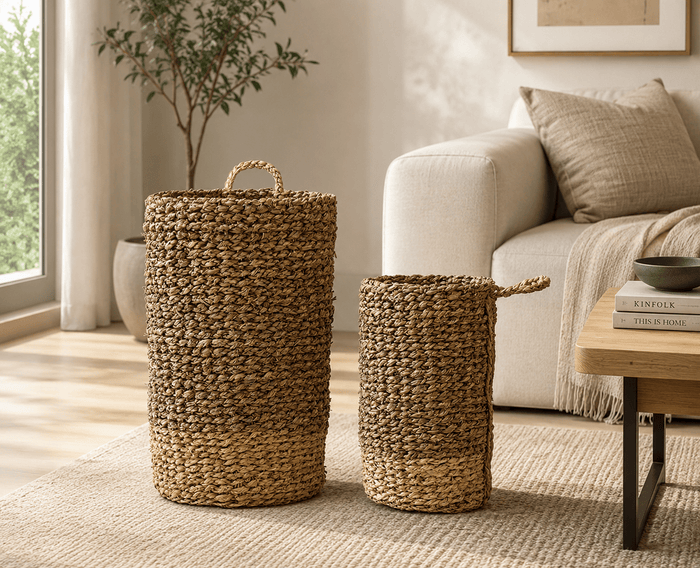 ECOTESA BASKET SET OF 2 Natural