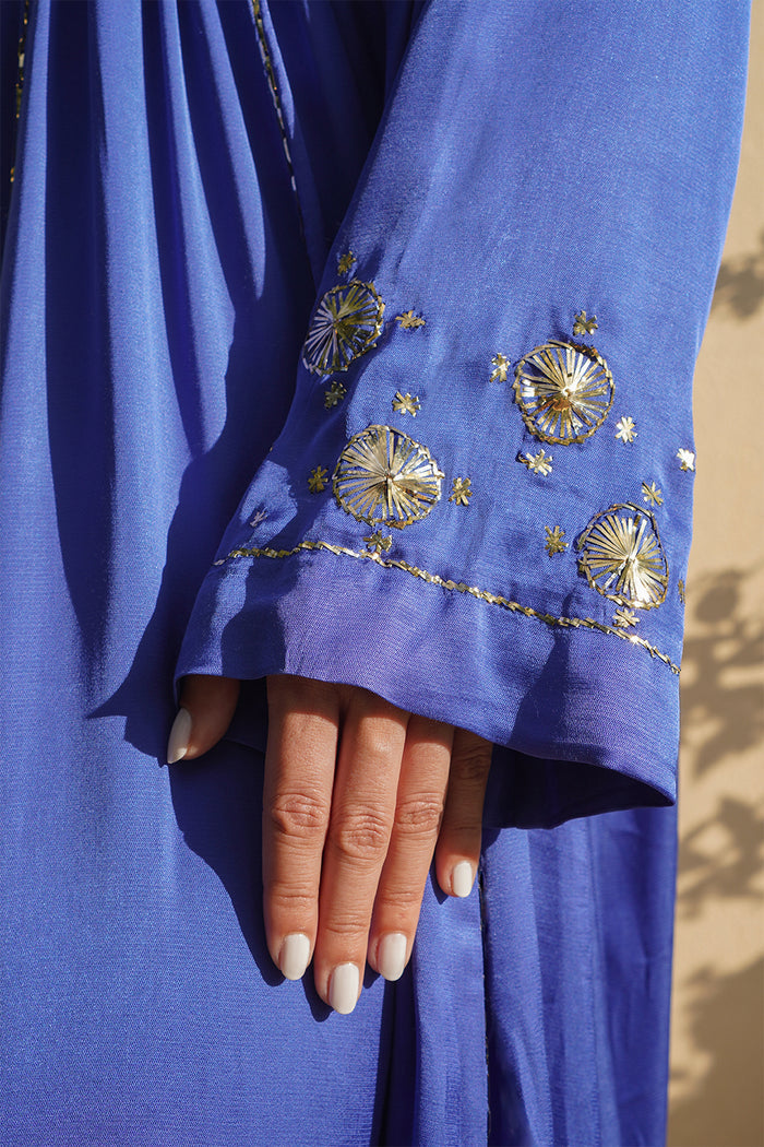 Edouard Silk Royal Blue Tareq Dress