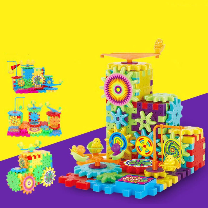 Electric Gears 3D Model Building Kit | Electric Gear Building Kit