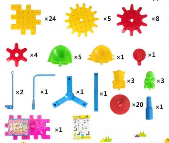 Electric Gears 3D Model Building Kit | Electric Gear Building Kit