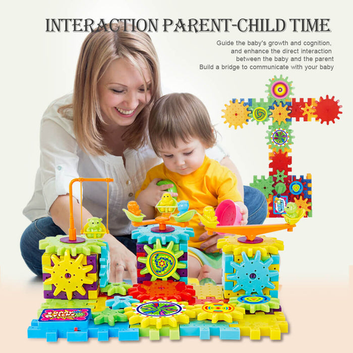 Electric Gears 3D Model Building Kit | Electric Gear Building Kit