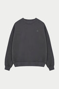 EMBLEM EMBROIDERED SWEATSHIRT - CHARCOAL
