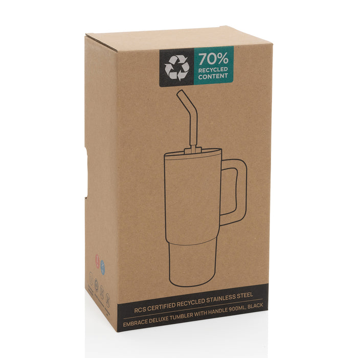 Embrace Deluxe Recycled Stainless Steel Tumbler 900ml