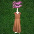 ENTRO Dress In Mocha