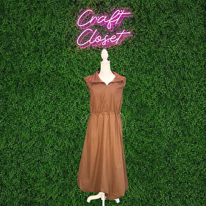 ENTRO Dress In Mocha
