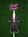 ENTRO Mini Dress In Black