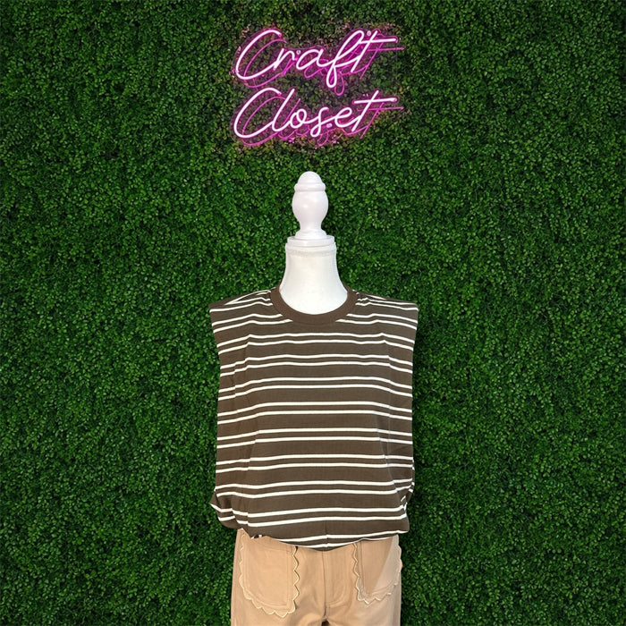 ENTRO Top In Brown