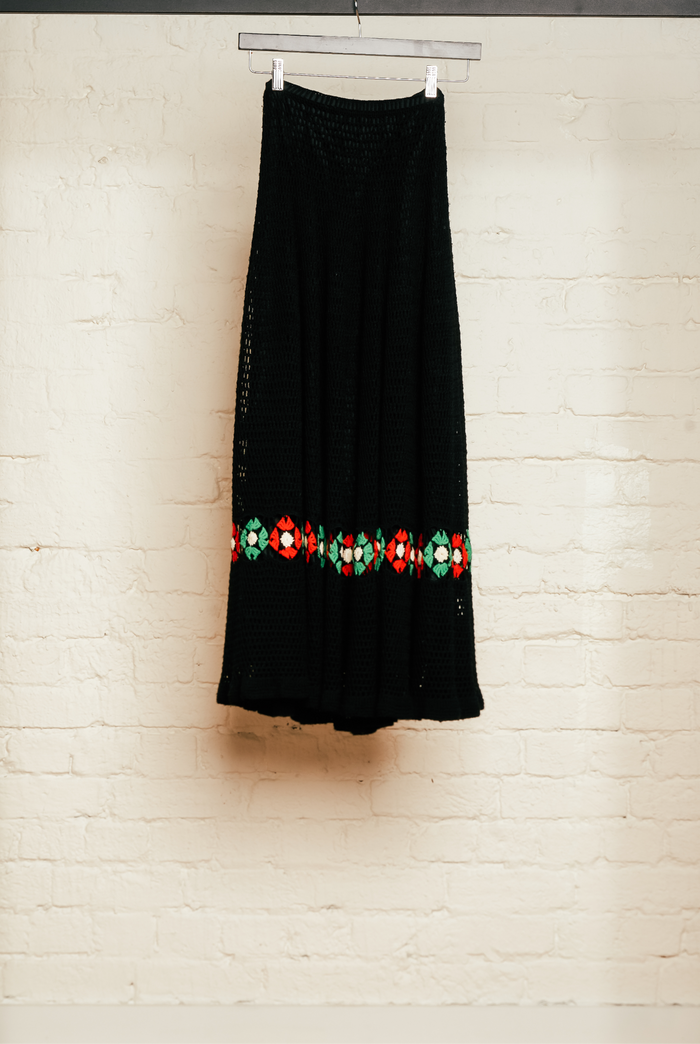 Ethereal Crochet Top & Midi Skirt Set image 3