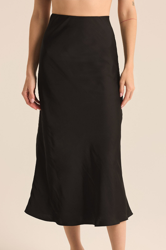Euphoria Luxe Sheen Midi Skirt