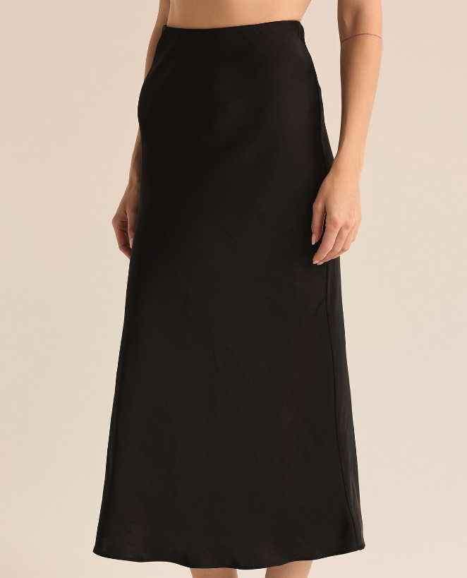 Euphoria Luxe Sheen Midi Skirt