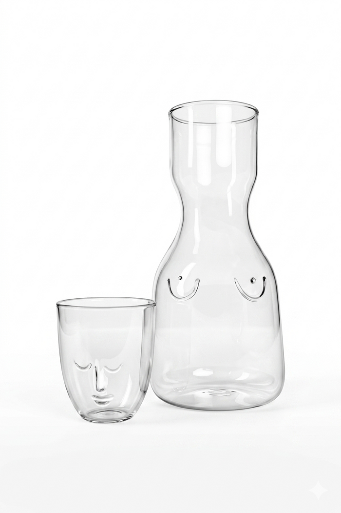 Face & Cup Carafe