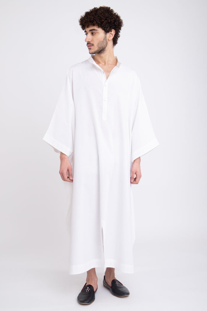 Fahed Poplin Customized Bird Jellaba