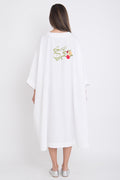 Fahed Poplin Customized Flower Jellaba