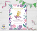 Fairy Gold Birthday Party Invitation