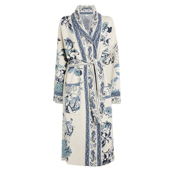 Etro Floral Print Wrap Coat - Runway Catalog