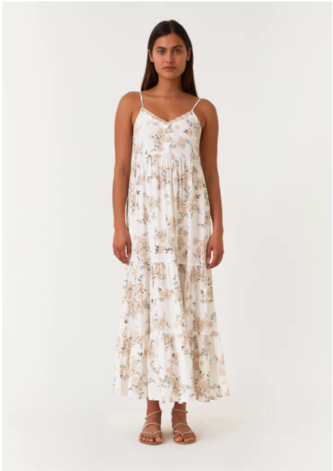 Floral Tiered Maxi Dress