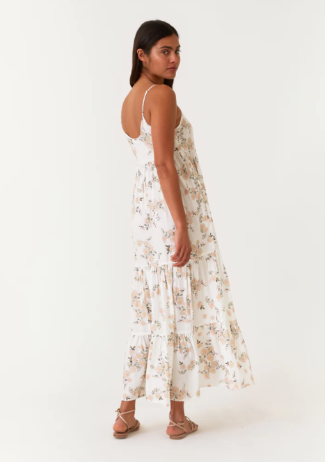 Floral Tiered Maxi Dress