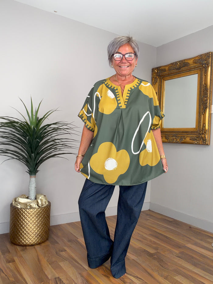Florence Floral Top