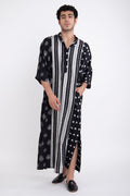 Frankie Ikat Cotton Patchwork Jellaba