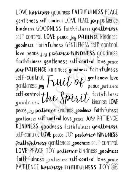 Fruit of the Spirit Spiral Notebook