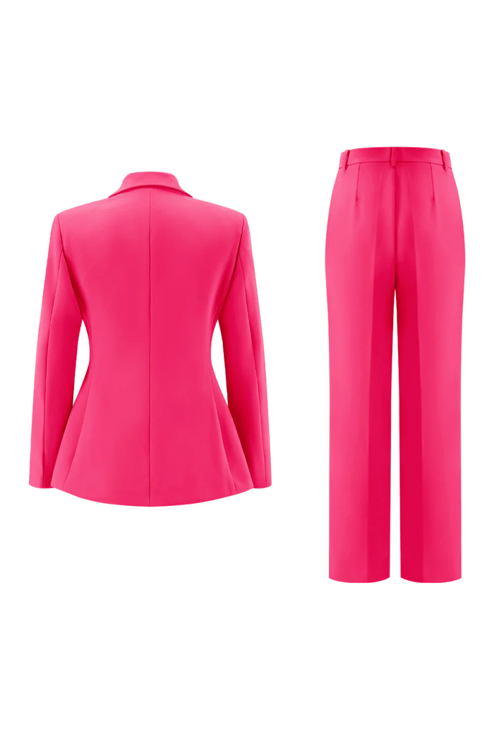 Fuchsia Girls Suit for Prom 2026 Jacket Pants
