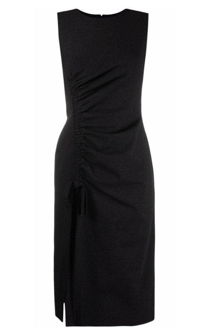 Oscar de la Renta Gathered - detail Shift Dress - Runway Catalog