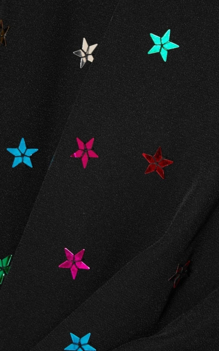 The Attico Gathered Sequin - embellished Crepe De Chine Mini Dress - Runway Catalog