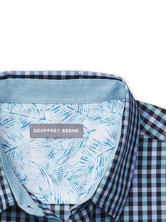 Geoffrey Beene - Camisa de Manga Larga con Botones para Hombre
