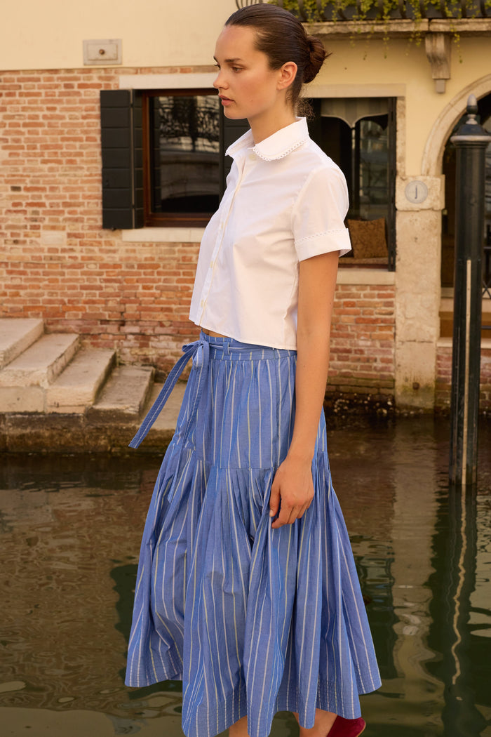Ginny Skirt- Thalia Blue