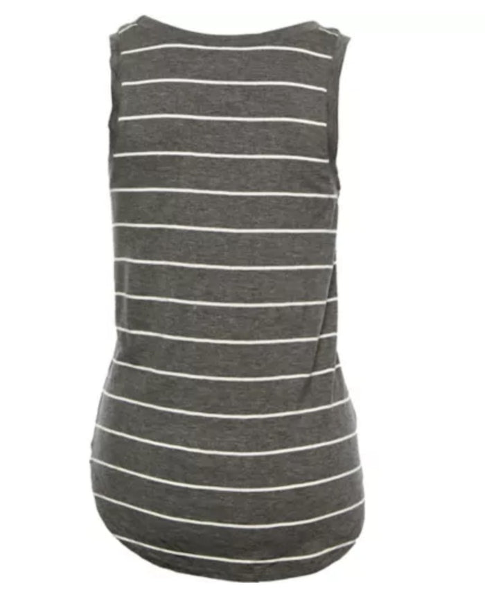 Kid's Stripe Tank Black image 3