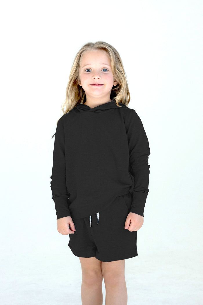 Girls' Yoga Non-Zip Hoodie