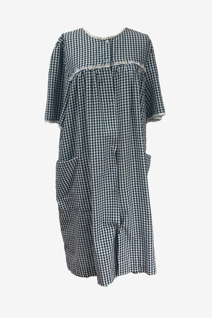 Givoni Black & White Check Brunch Coat