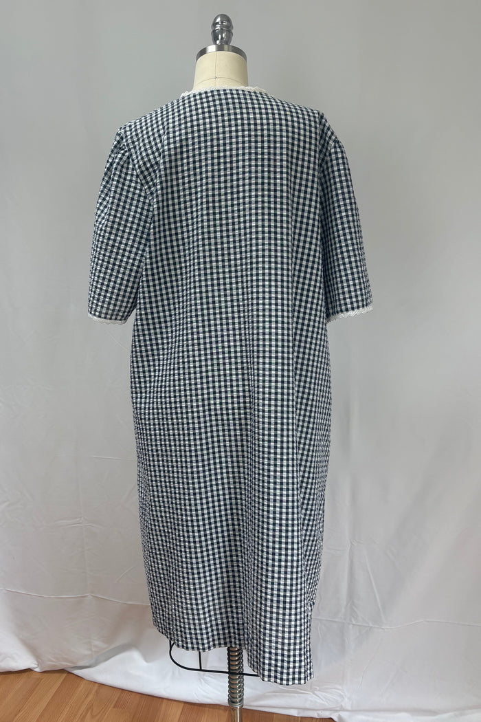 Givoni Black & White Check Brunch Coat