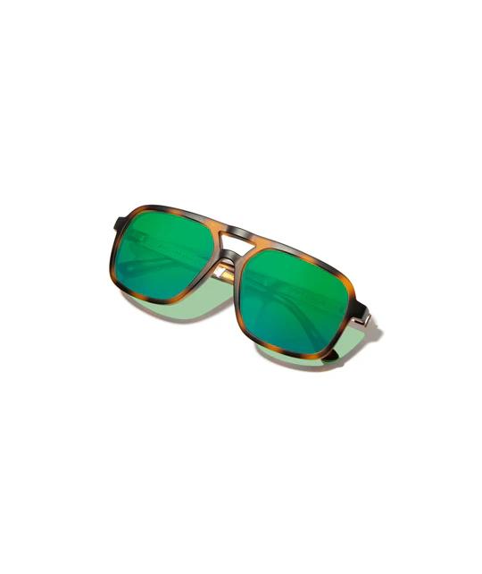 Glacier Matte Tortoise/HD Plus Polarized Green Flash